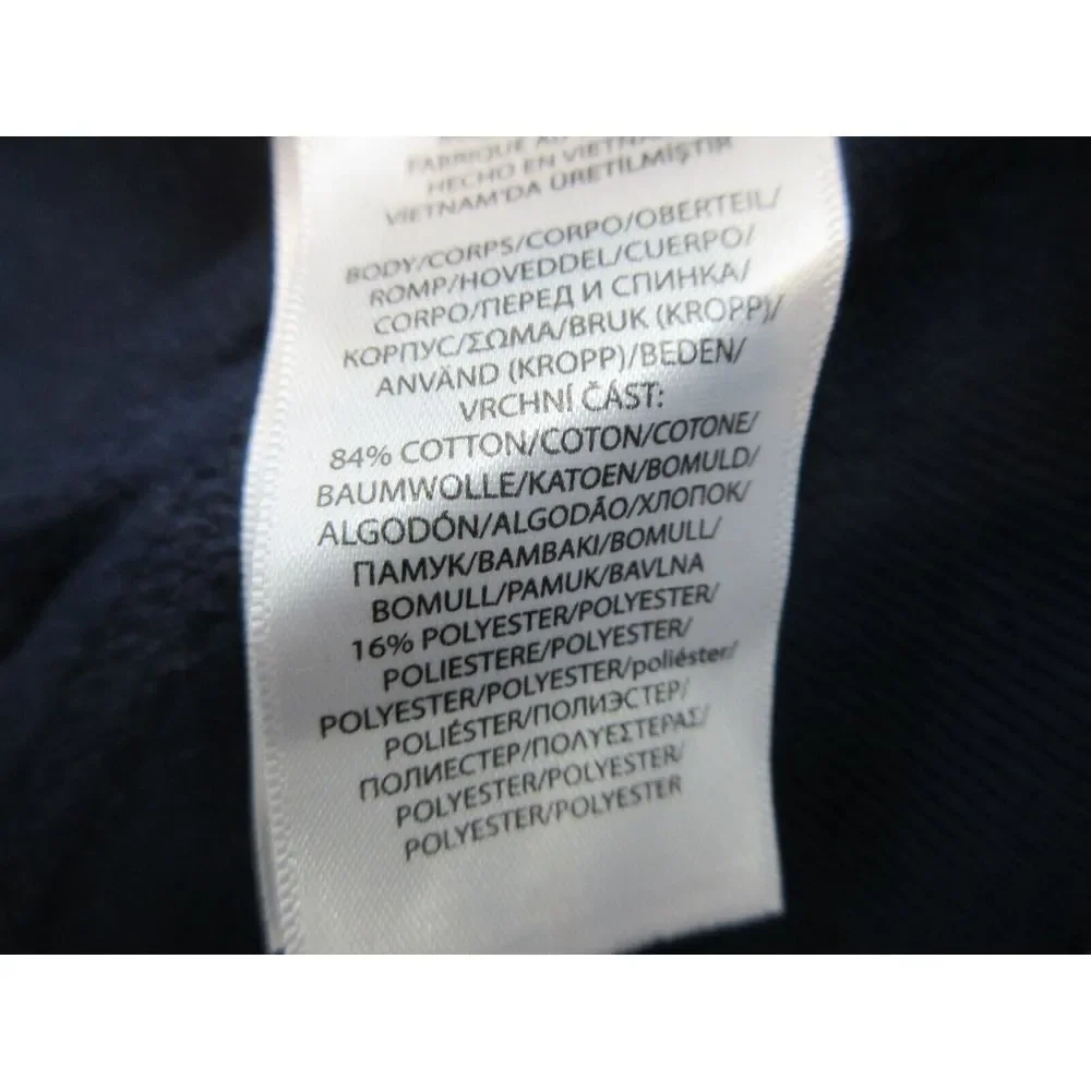 Polo‎ Ralph Lauren Sweater Mens 2XL XXL Blue Zip Outdoors Hoodie Sweatshirt Logo
